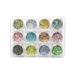 Σετ Glitter νυχιών Nail Art – Glitter DJ – 12pcs – 910570