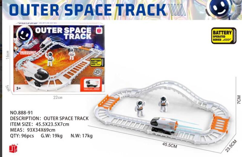 Σετ διαστημικός αυτοκινητόδρομος DIY – Space Track – 888-91 – 900314