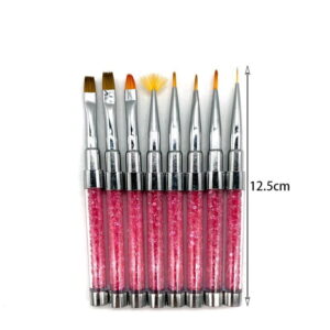 Σετ πινέλα νυχίων 8τμχ – Nail brushes 8pcs 3666