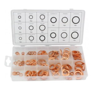 Σετ ροδέλες χαλκού 150τεμ – Copper washer assortment 58047