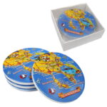 Σετ σουβέρ Chalkidiki 4τμχ – Coaster set 4pcs 026043