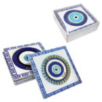 Σετ σουβέρ Greece 4τμχ – Coaster set 4pcs 026033