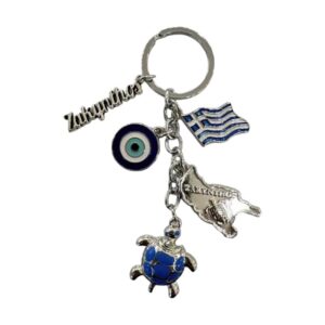 Τουριστικό μπρελόκ Souvenir – Σετ 12pcs – Greece – 280211