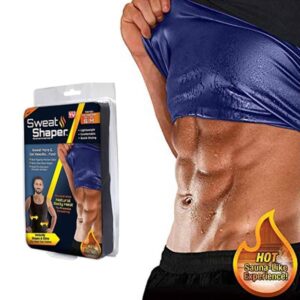 Φανέλα Εφίδρωσης & Αδυνατίσματος – Male Sweat Shaper in Black