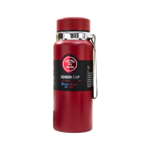 Φορητό παγούρι-θερμός με ποτήρι – 550ml – 954262 – Red