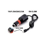 Φορτιστής αναπτήρα – Mini USB – 3.5m – 5V – 001245