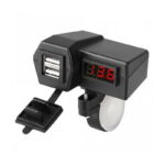 Φορτιστής αυτοκινήτου με βολτόμετρο – USB voltmeter car charger z696076