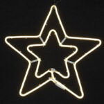 Χριστουγεννιάτικο αστέρι θερμό χρώμα LED – Christmas star 290084