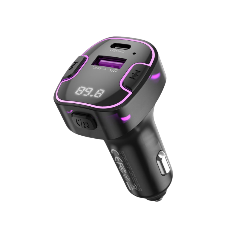 XO BCC12 Smart Bluetooth MP3+5V3.1A Car Charged Atmosphere Light