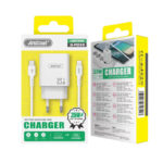 Andowl Φορτιστής με καλώδιο Type-C σε Lightning & θύρα USB-A 25W Q-PD99 – Charger 075789