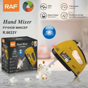 RAF Μίξερ Χειρός 100W R.6633Y – Hand Mixer 92015