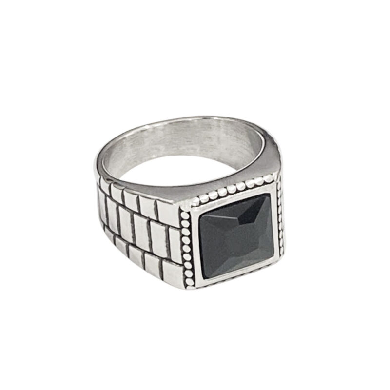 Ανδρικό Ατσάλινο Δαχτυλίδι – Men's Steel Ring A01