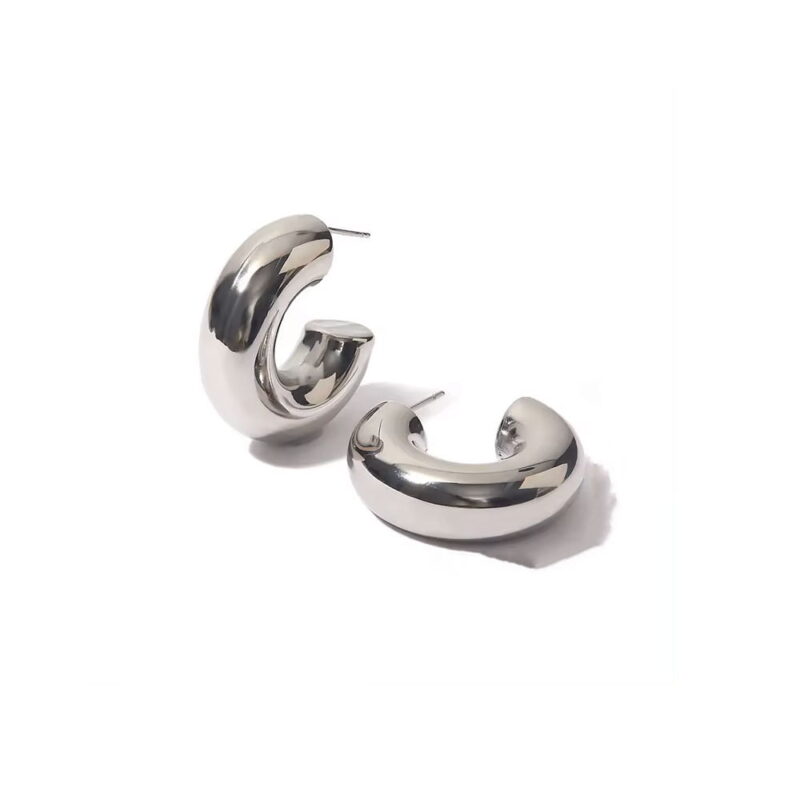 Γυναικεία Ατσάλινα Σκουλαρίκια Κρίκοι – Women’s Steel Earrings A1122B-9