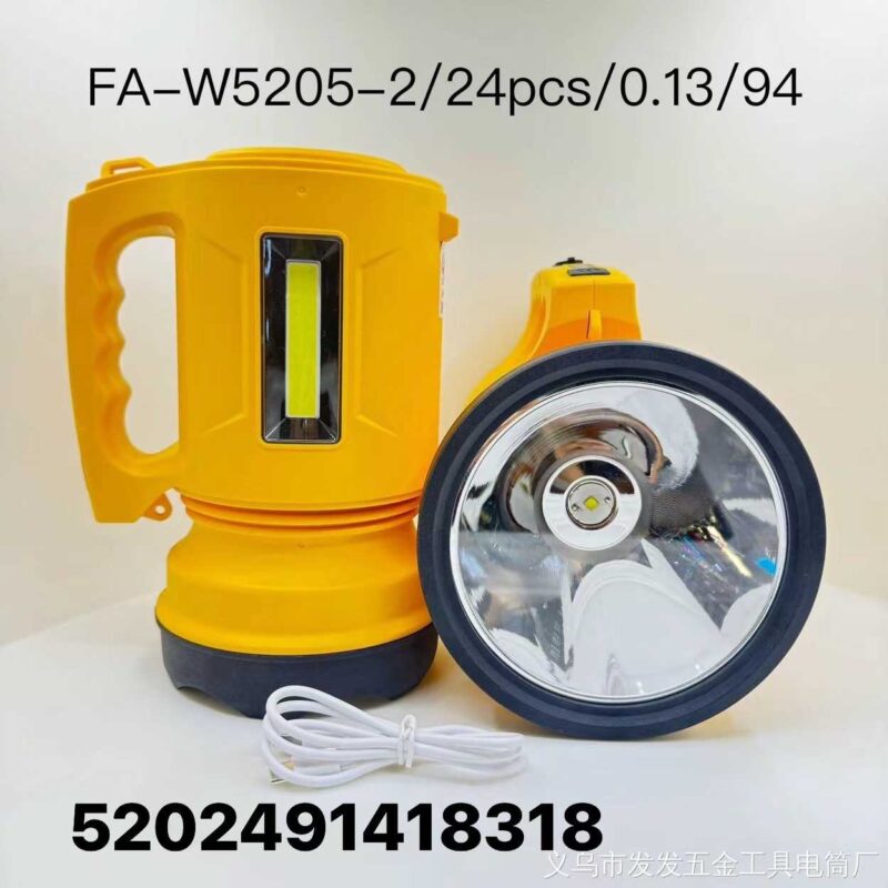 Επαναφορτιζόμενος φακός χειρός LED – FA-W5205-2 – 418318