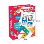 Επιτραπέζιο Παιχνίδι 2 σε 1 Memo & Domino NO.0209-2 – Board game Χ0007