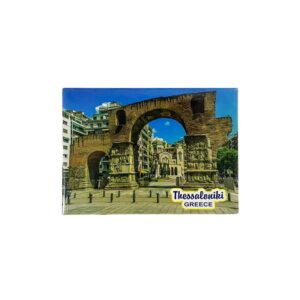 Μαγνητάκι ψυγείου σουβενίρ Thessaloniki Greece 12τεμ – Metallic fridge magnet Greece 0105058