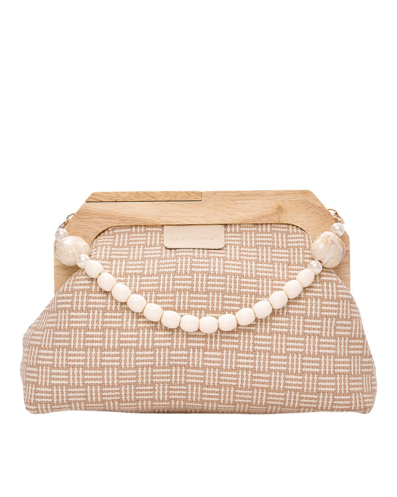 Τσάντα φάκελος clutch JH-22007 – Apricot BAG TO BAG