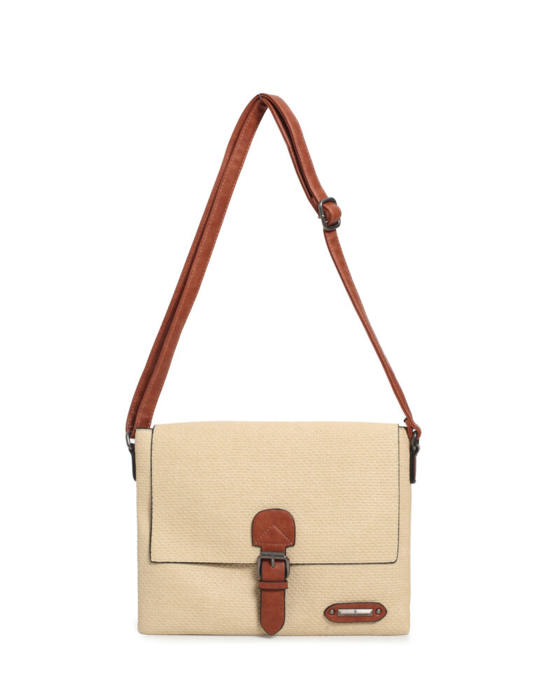 Τσάντα χιαστί HS-13531 – Khaki BAG TO BAG