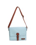 Τσάντα χιαστί HS-13531 – Γαλάζιο BAG TO BAG