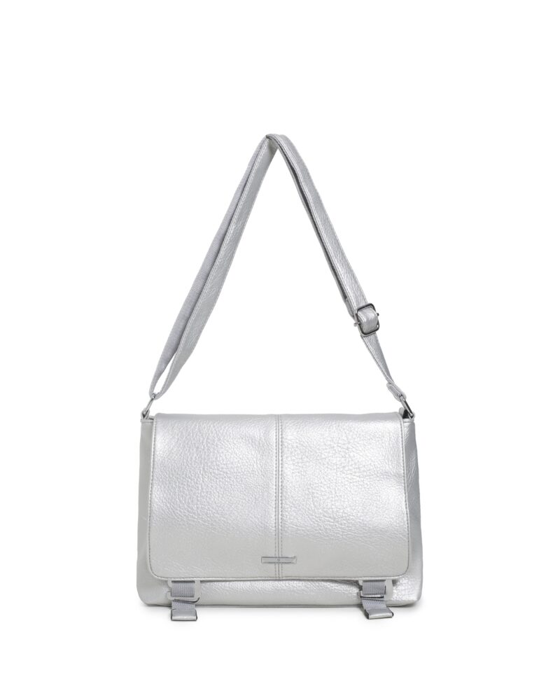 Τσάντα χιαστί WL77071 – Ασημί BAG TO BAG